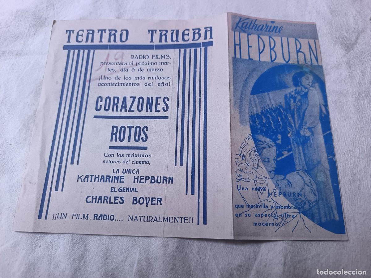 Kino: Folleto de Mano de Cine, Corazones Rotos