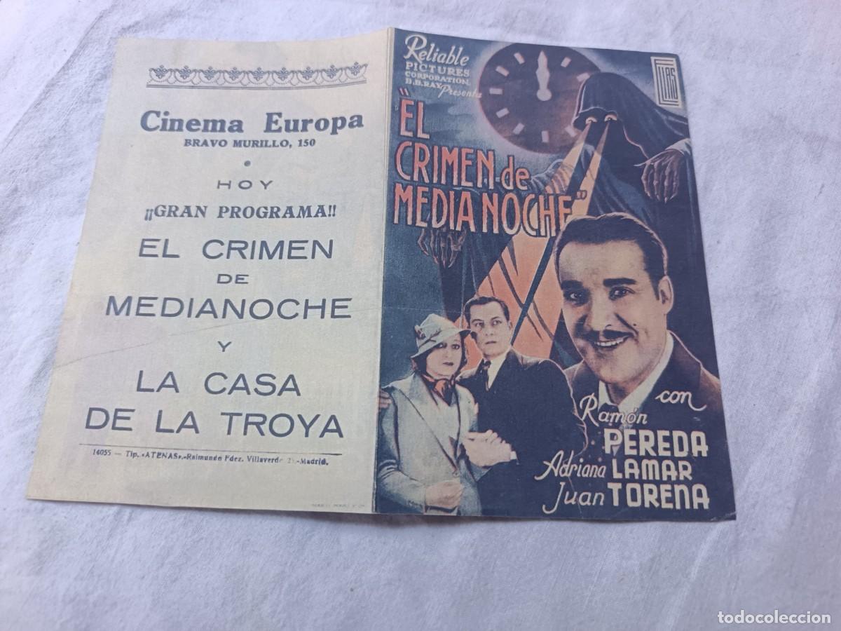 Kino: Folleto de Mano de Cine, El Crimen de Medianoche