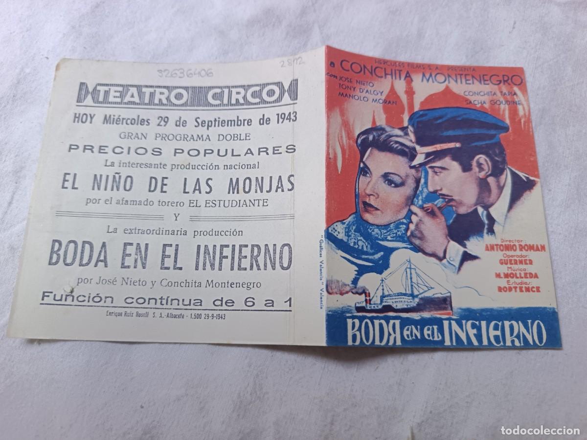 Kino: Folleto de Mano de Cine, Boda en el Infierno