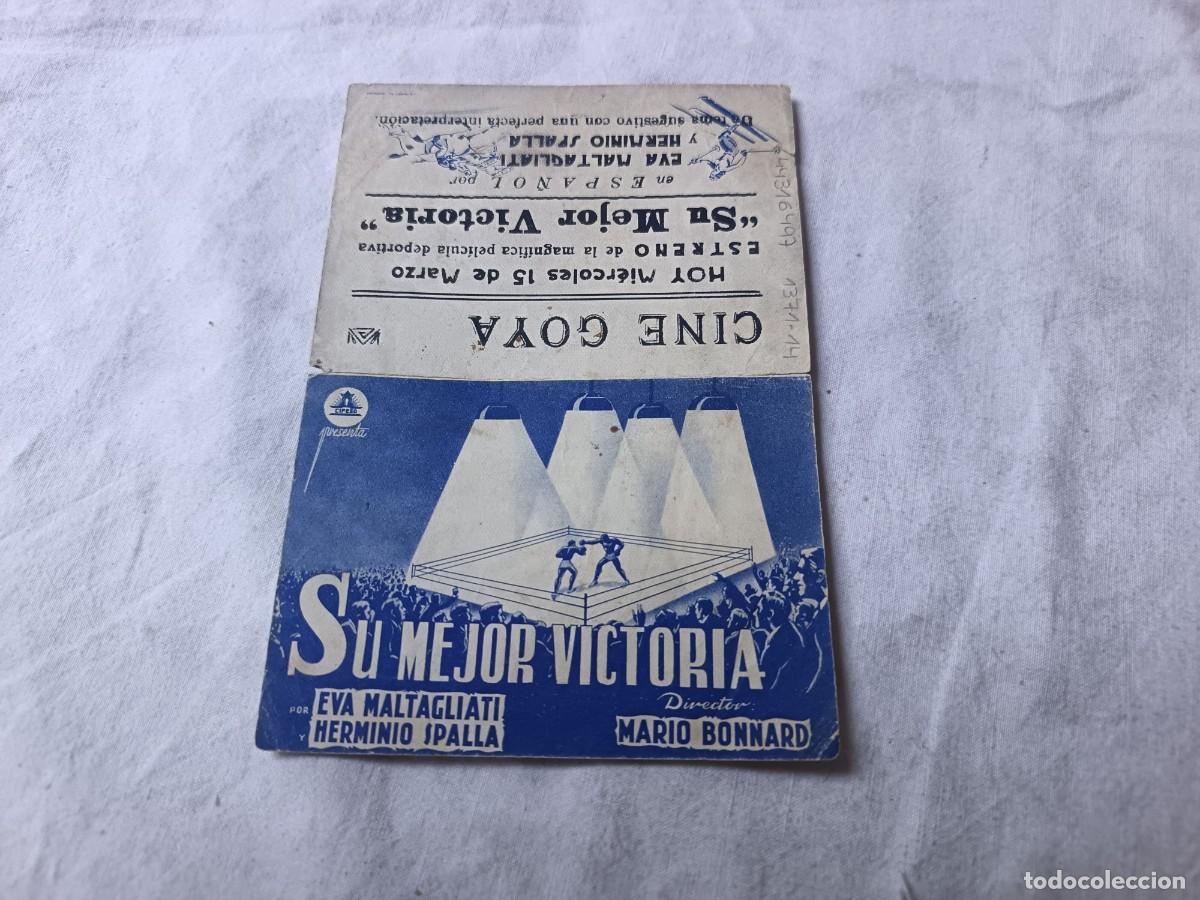 Kino: Folleto de Mano de Cine, Su Mejor Victoria
