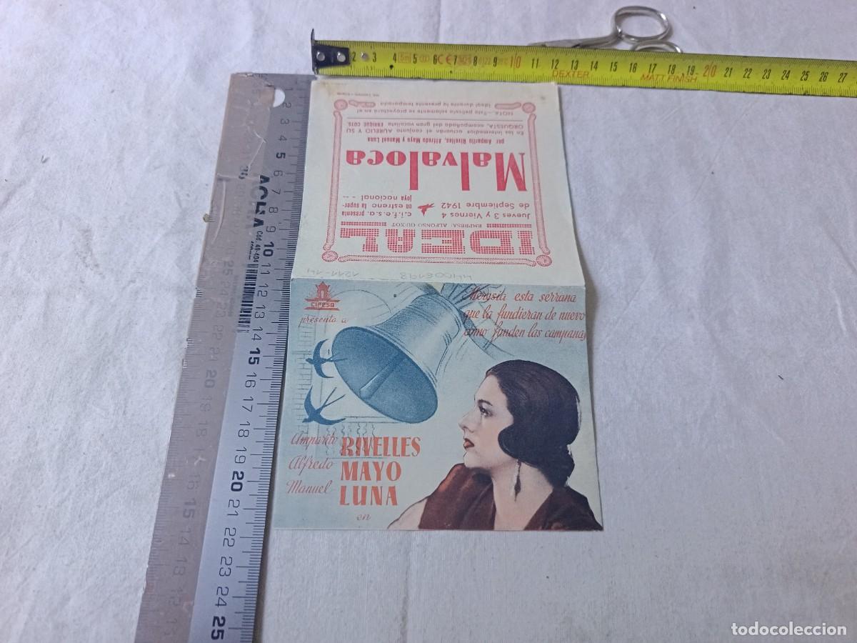 Cine: Folleto de Mano de Cine, Malvaloca - Foto 3