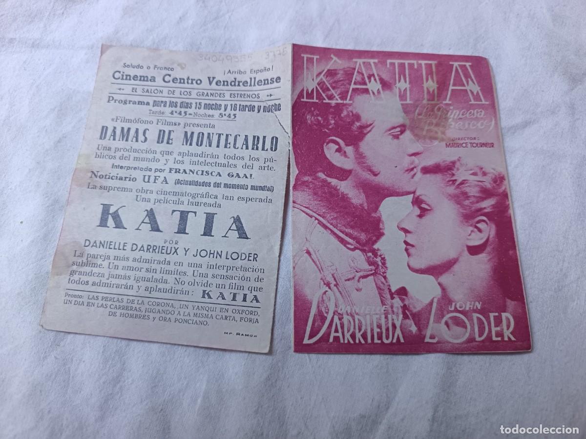 Cine: Folleto de Mano de Cine, Katia