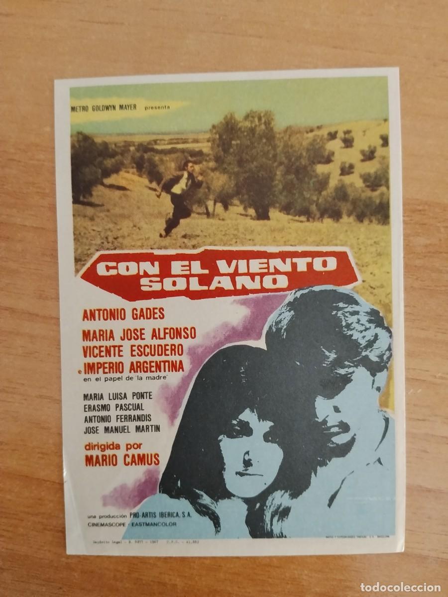 Cine: TURQ-PROGRAMA DE LA PELICULA --CON EL VIENTO DE SOLANO - Foto 1