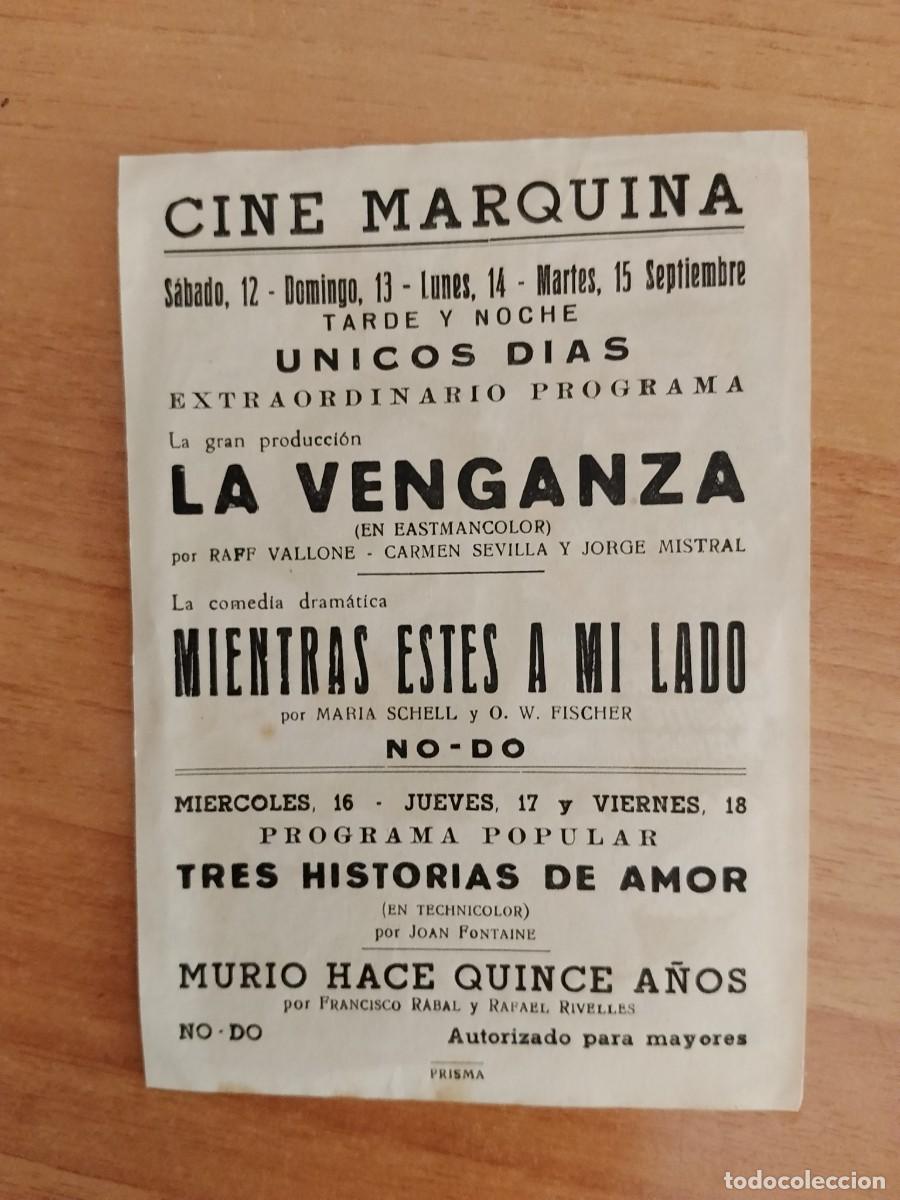 Cine: TURQ-PROGRAMA DE LA PELICULA --MIENTRAS ESTES A MI LADO ct - Foto 2