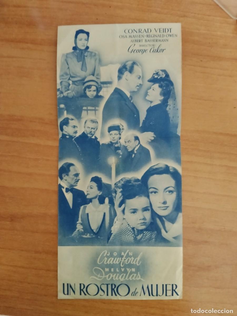 Cine: TURQ-PROGRAMA DE LA PELICULA --`UN ROSTRO DE MUJER - Foto 2