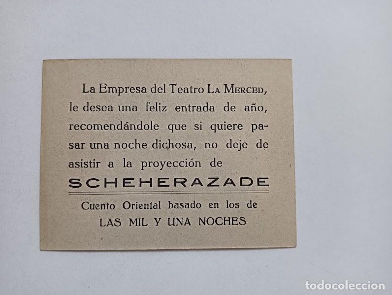 Cine: SCHEHERAZADE PROGRAMA TARJETA BRIGITTE HELM IVAN PETROVICH CINE MUDO - Foto 2