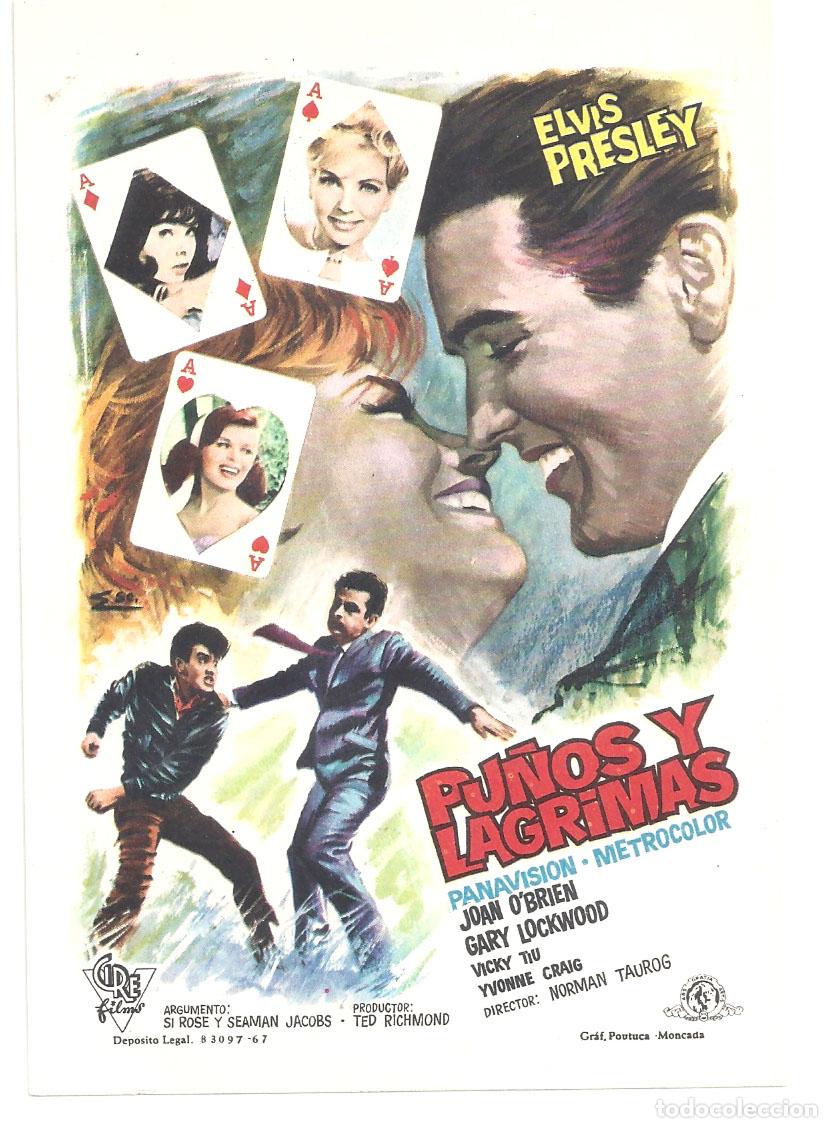 Cine: PTCC 850 PU&Ntilde;OS Y LAGRIMAS PROGRAMA SENCILLO CIRE ELVIS PRESLEY