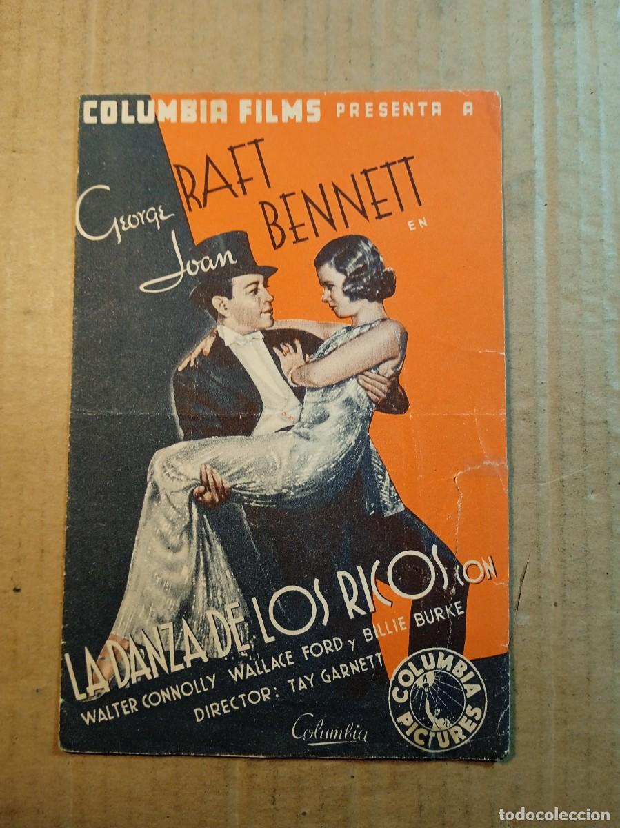  Flyers Publicitaires de films Anciens: FOLLETO DE MANO DOBLE DE LA PEL&Iacute;CULA LA DANZA DE LOS RICOS