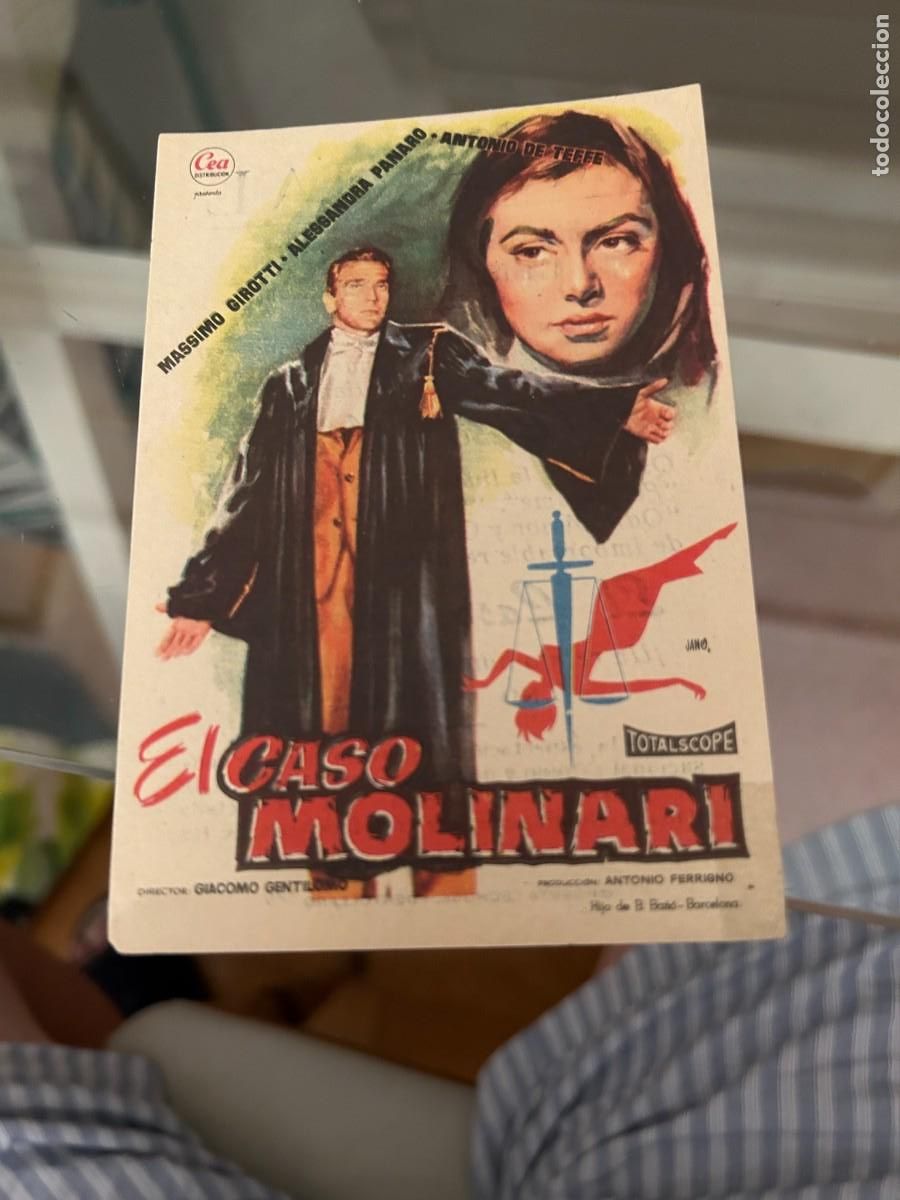 Cine: 1768 EL CASO MOLINARI CINE IMPERIAL PUERTOLLANO CON PUBLICIDAD BUEN ESTADO