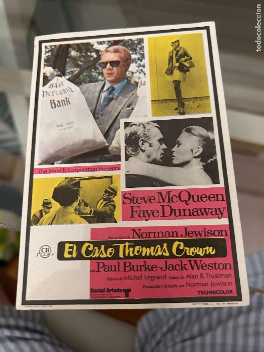 Cine: 1771 EL CASO DE RHOMAS CROWN SIN PUBLICIDAD BUEN ESTADO