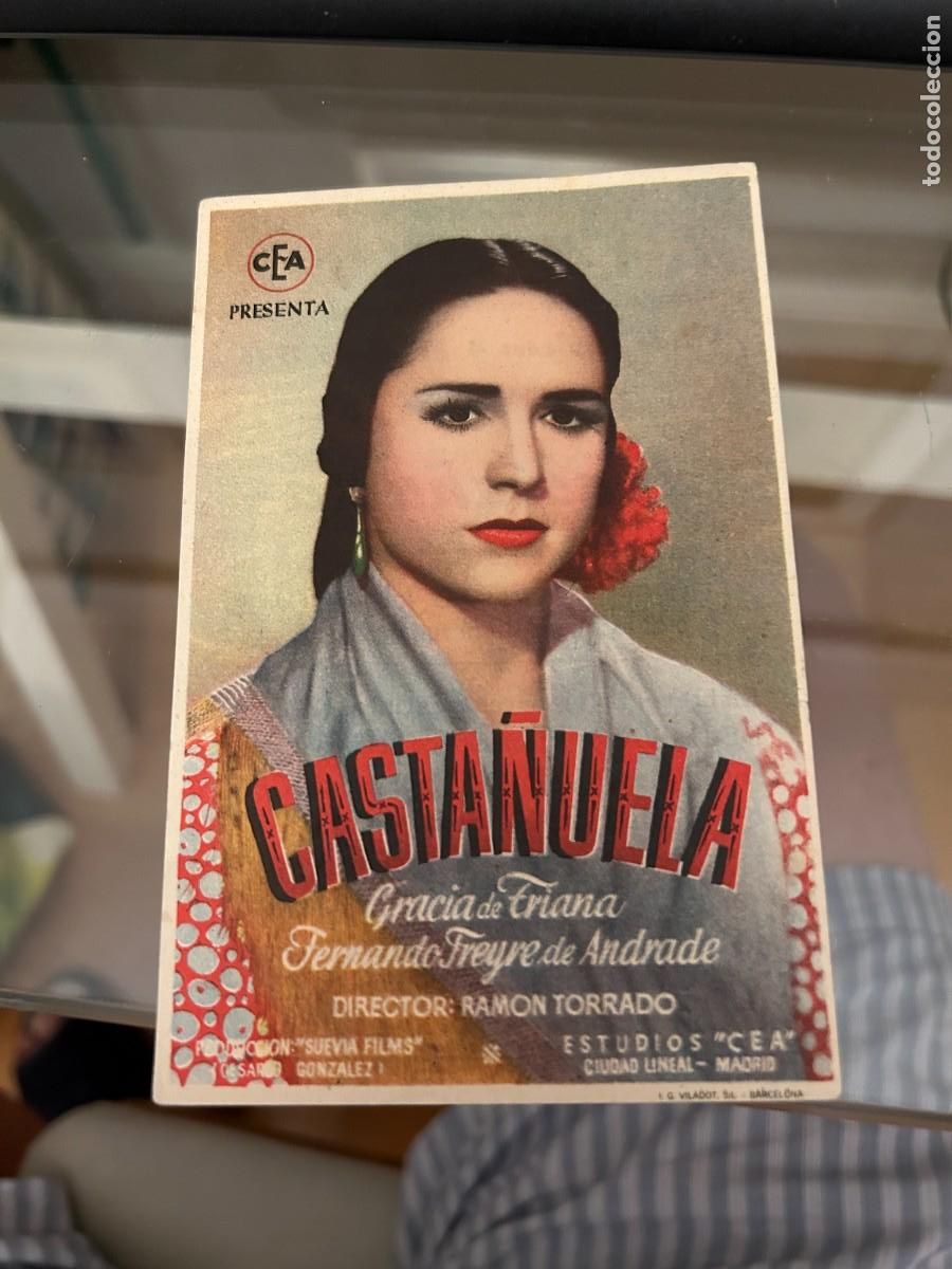 Cine: 1776 CASTA&Ntilde;UELA CINE ALKAZAR MALAGA NUEVO CON PUBLICIDAD