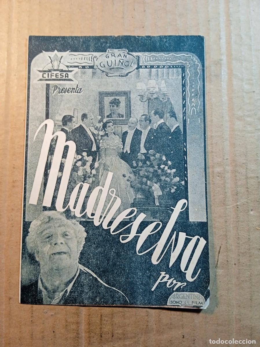 Cinema: FOLLETO DE MANO DOBLE DE LA PEL&Iacute;CULA MADRESELVA