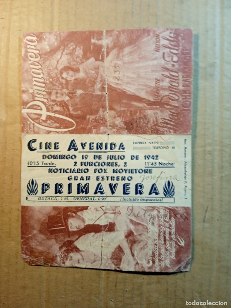Cine: FOLLETO DE MANO DOBLE DE LA PEL&Iacute;CULA PRIMAVERA - Foto 3