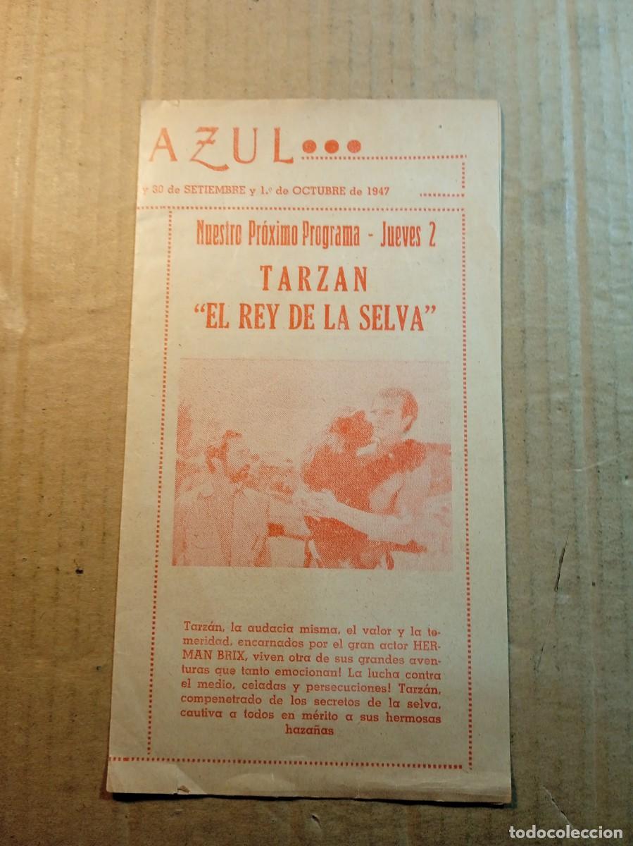 Cinema: FOLLETO DE MANO DOBLE DE LA PEL&Iacute;CULA TARZ&Aacute;N EL REY DE LA SELVA