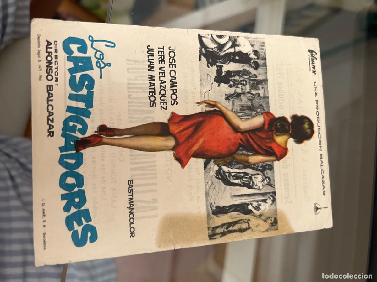 Cine: 1783 LOA CASTIGADORES CINES ARENAS Y LICEO CON PUBLICIDAD BUEN ESTADO
