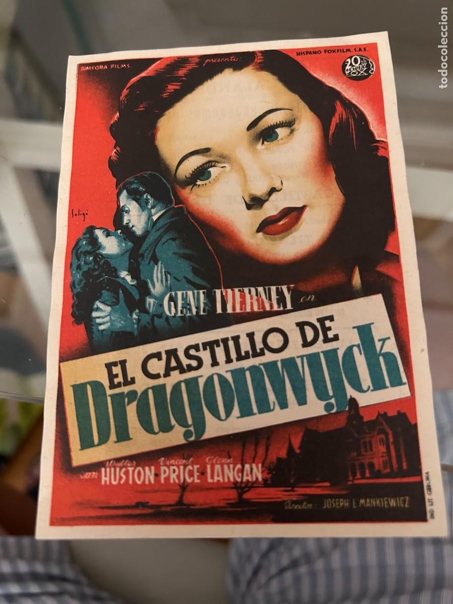 Cine: 1786 EL CASTILLO DE DRAGONWYCK CINE LA CALANDRIA MASNOU CON PUBLICIDAD BUEN ESTADO
