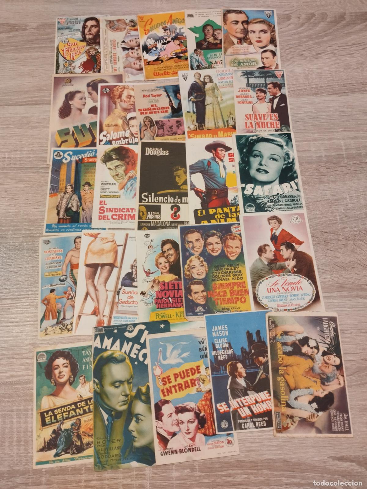 Cinema: FAC 1 LOTE DE 100 PROGRAMAS DE CINE CON Y SIN PUBLICIDAD. VER FOTOS. BUENA CALIDAD.