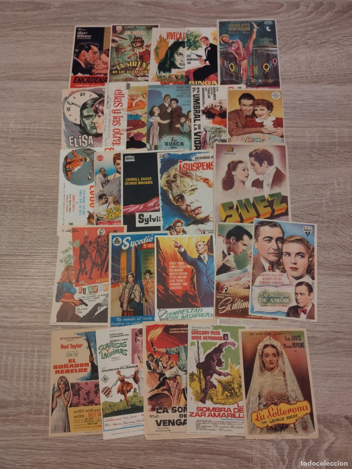 Cinema: FAC 6 LOTE DE 100 PROGRAMAS DE CINE CON Y SIN PUBLICIDAD. VER FOTOS. BUENA CALIDAD.