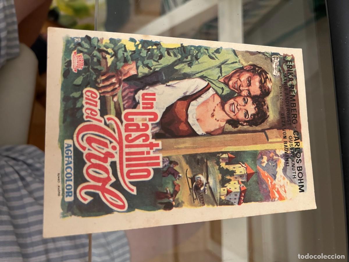 Cine: 1796 UN CASTILLO EN EL TIROL CINEMA INFANTA BARCELONA BUEN ESTADO CON PUBLICIDAD