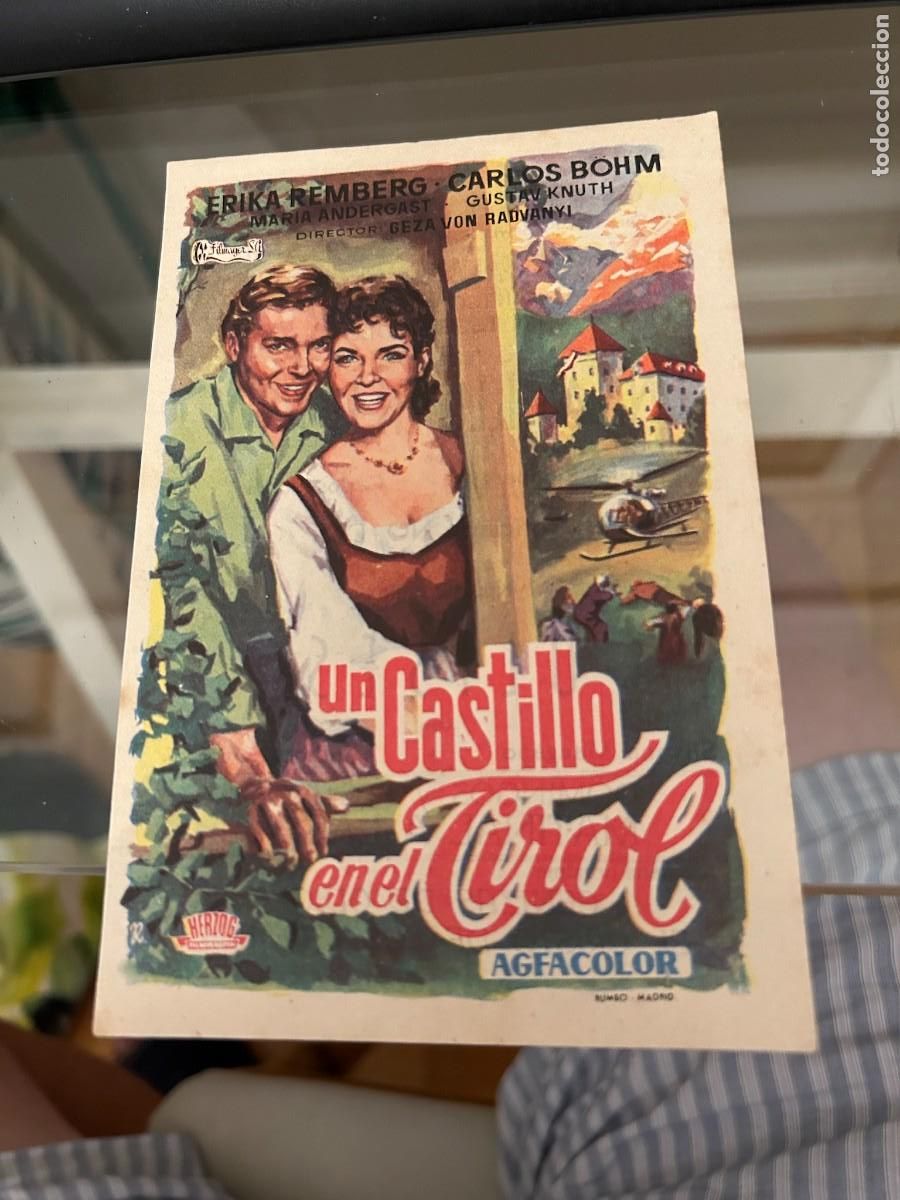Cine: 1796 UN CASTILLO EN EL TIROL CINEMA INFANTA BARCELONA BUEN ESTADO CON PUBLICIDAD