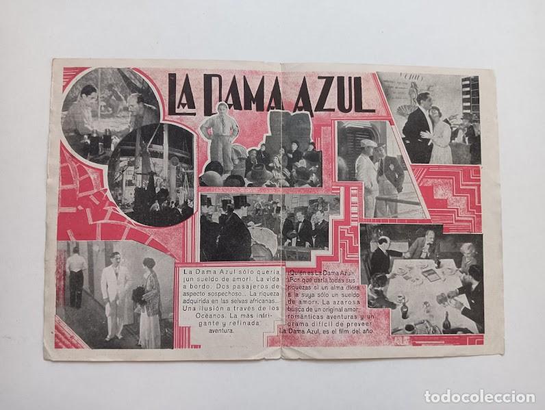 Cine: LA DAMA AZUL PROGRAMA DOBLE ALMIRA FILMS ANDRE BAUGE - Foto 2