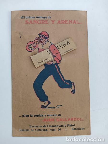 Cine: SANGRE Y ARENA PROGRAMA TROQUELADO RICARDO DE BA&Ntilde;OS BLASCO IBA&Ntilde;EZ CINE MUDO ESPA&Ntilde;OL 1916
