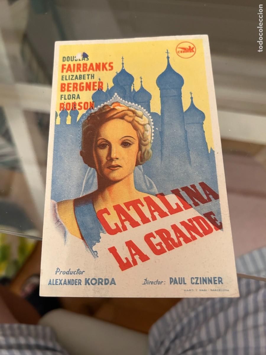 Cine: 1805 CATALINA LA GRANDE SIN PUBLICIDAD BUEN ESTADO