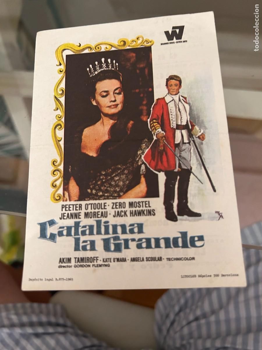 Cine: 1808 CATALINA LA GRANDE SALA MERCE ARENYS DE MAR CON PUBLICIDAD BUEN ESTADO