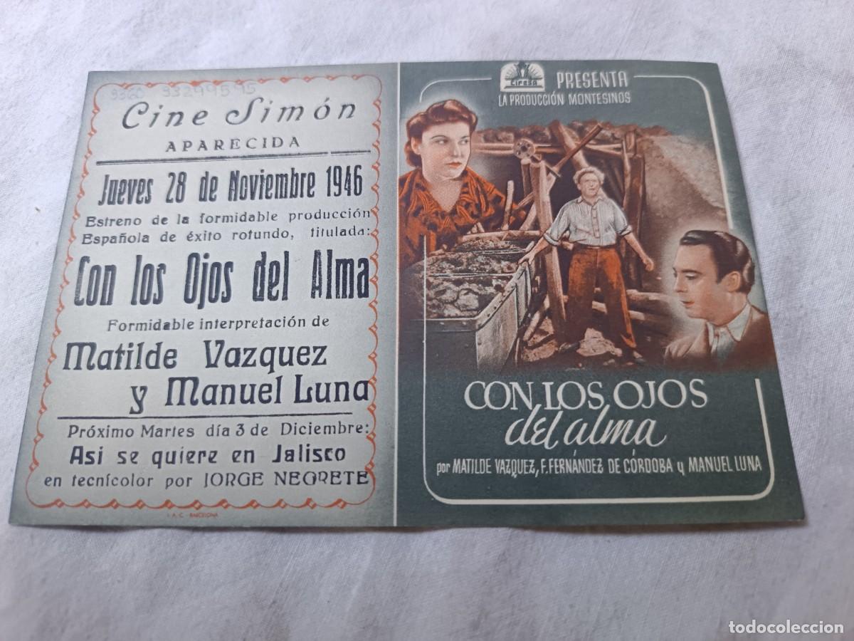 Kino: Folleto de Mano de Cine, Con los Ojos del Alma