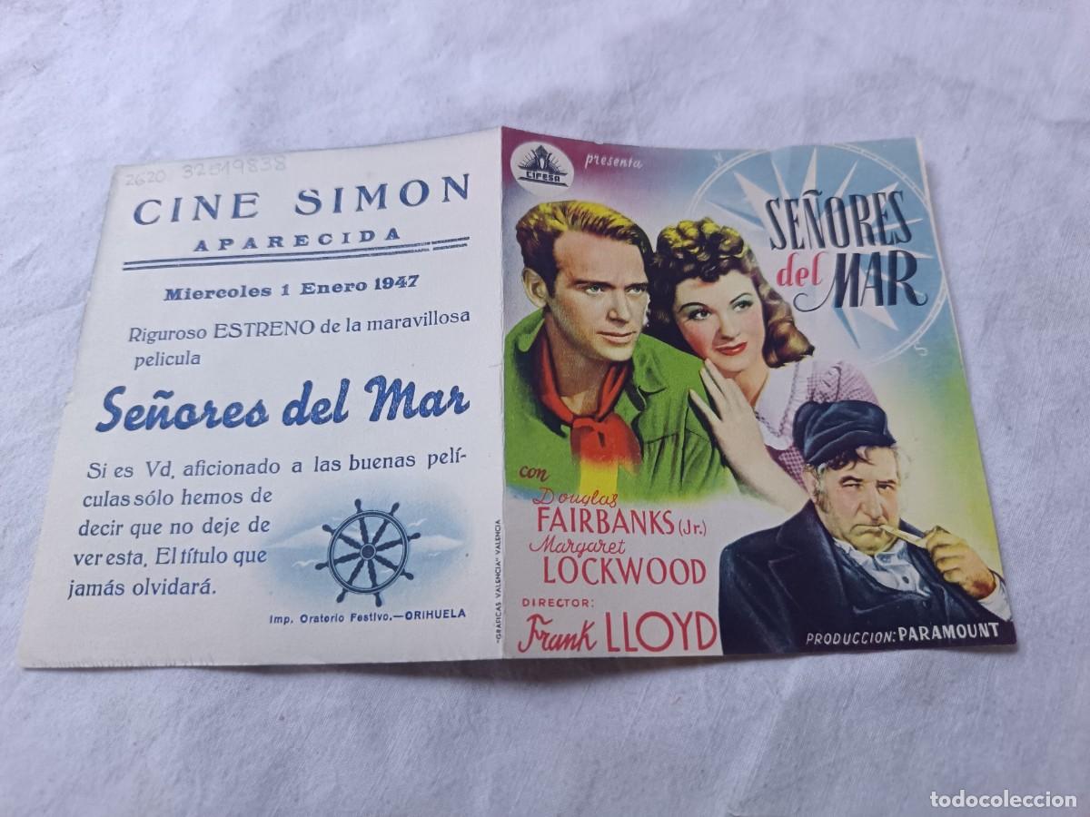 Cine: Folleto de Mano de Cine, Se&ntilde;ores del Mar