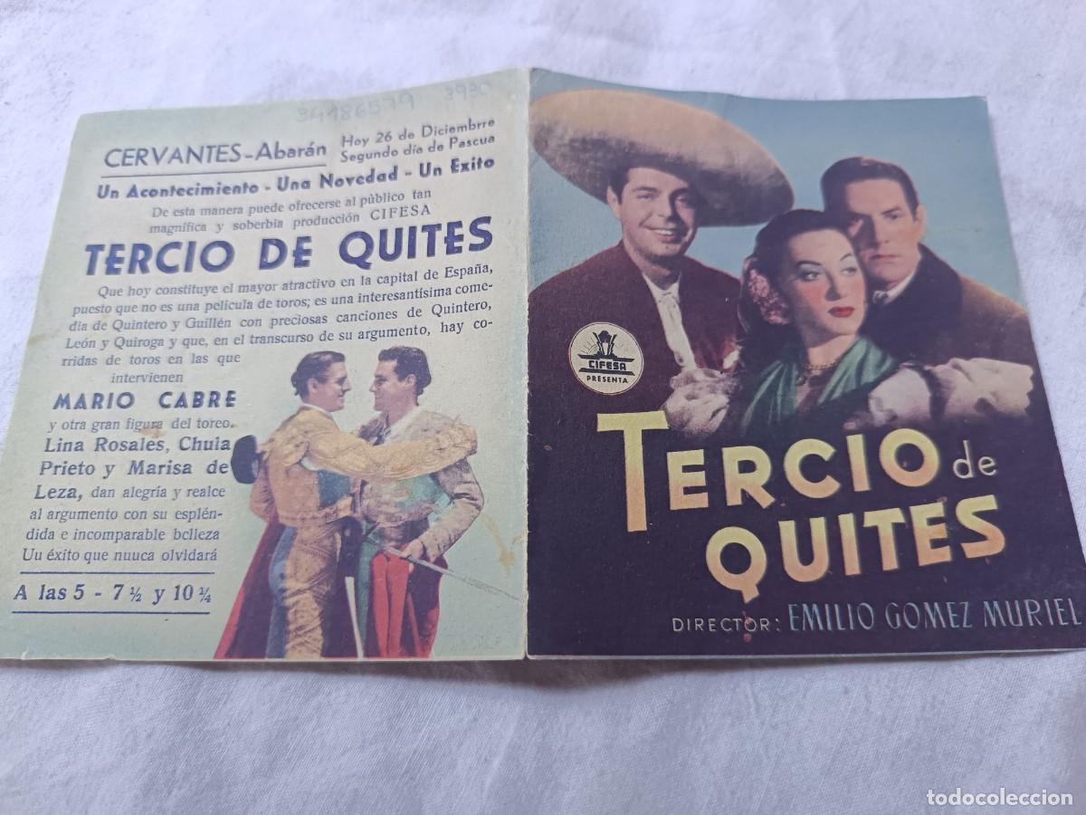 Kino: Folleto de Mano de Cine, Tercio de Quites