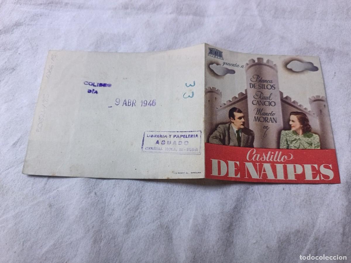Cine: Folleto de Mano de Cine, Castillo de Naipes