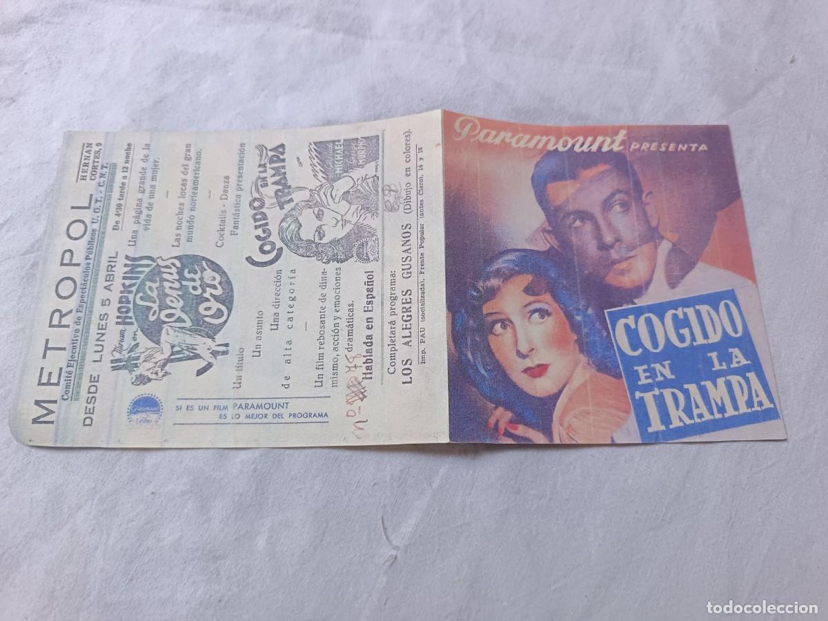 Cine: Folleto de Mano de Cine, C&oacute;digo en la Trama - Foto 1