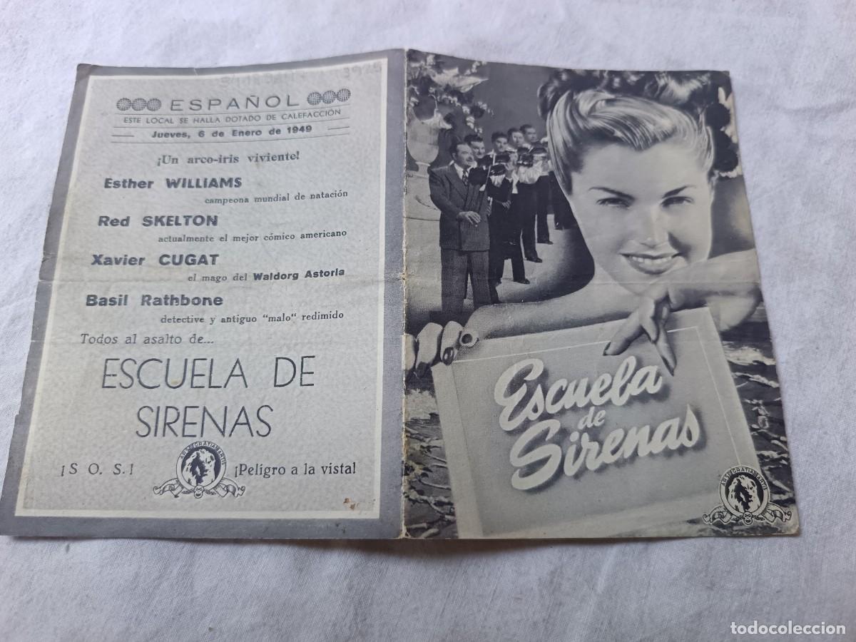 Cinema: Folleto de Mano de Cine, Escuela de Sirenas