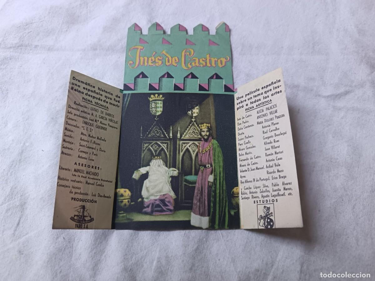 Cinema: Folleto de Mano de Cine, Troquelado, In&eacute;s de Castro