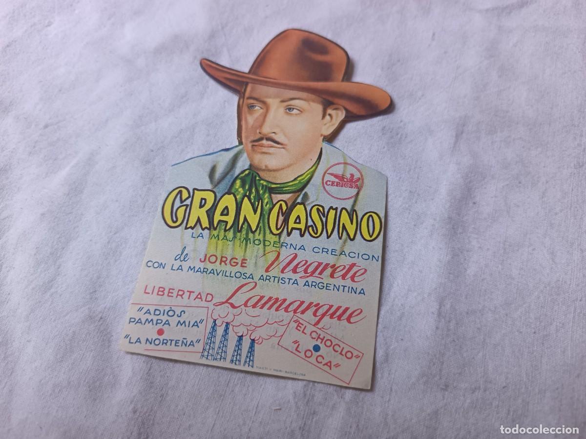 Cinema: Folleto de Mano de Cine, Troquelado, Gran Casino