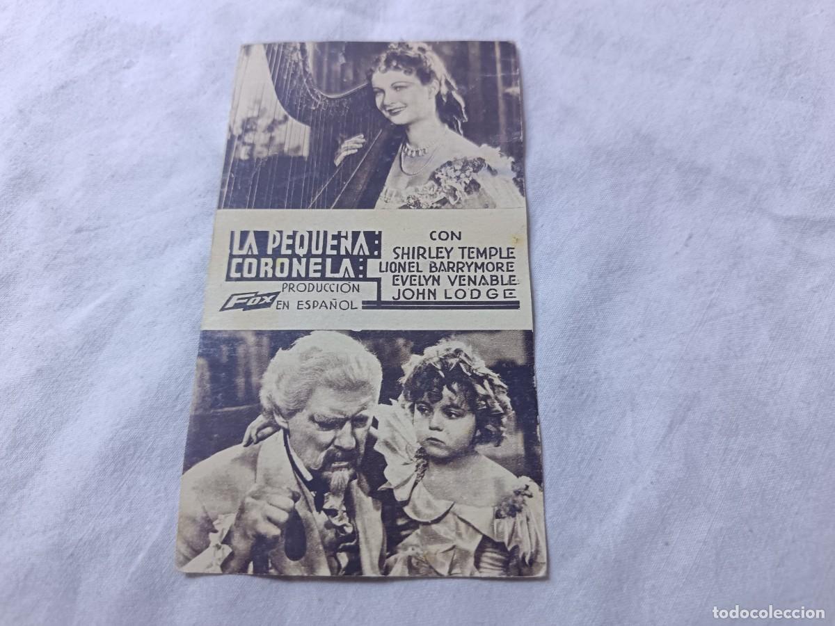Cinema: Folleto de Mano de Cine, Tarjeta (cartulina), La Peque&ntilde;a Coronela