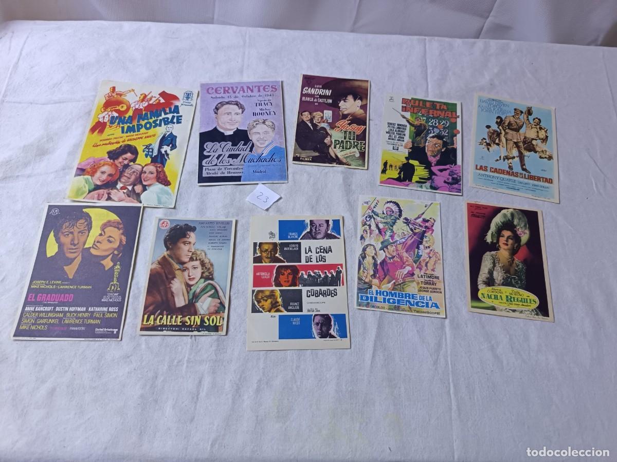 Cinema: LF23, Lote de Folletos de Mano de Cine, surtidos