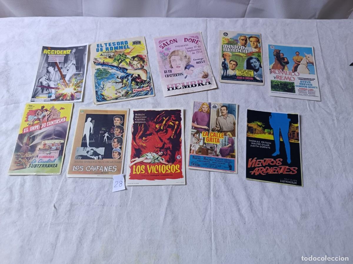 Cinema: LF28, Lote de Folletos de Mano de Cine, surtidos
