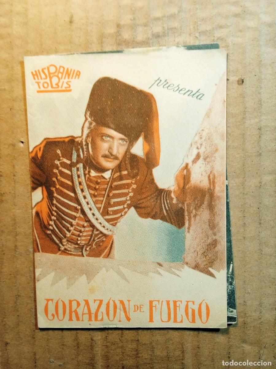 Cinema: FOLLETO DE MANO DOBLE DE LA PEL&Iacute;CULA CORAZ&Oacute;N DE FUEGO