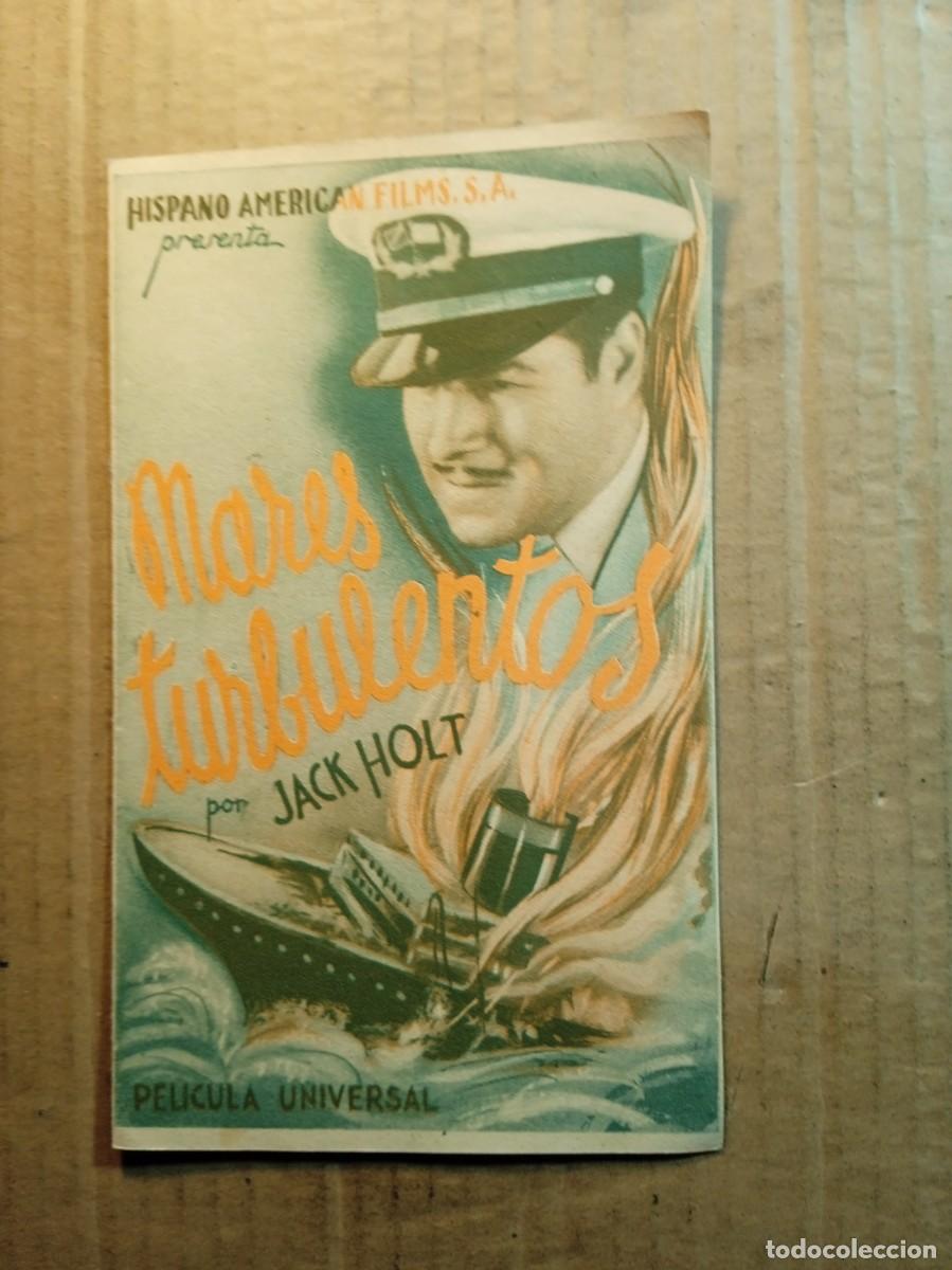  Flyers Publicitaires de films Anciens: FOLLETO DE MANO DOBLE DE LA PEL&Iacute;CULA MARES TURBULENTOS