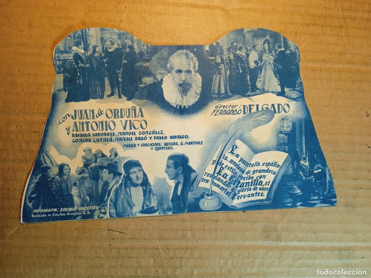 Cine: FOLLETO DE MANO TROQUELADO LA GITANILLA - Foto 2