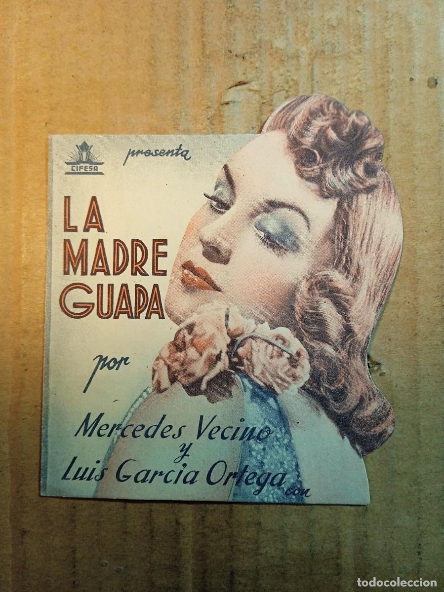 Cinema: FOLLETO DE MANO TROQUELADO LA MADRE GUAPA