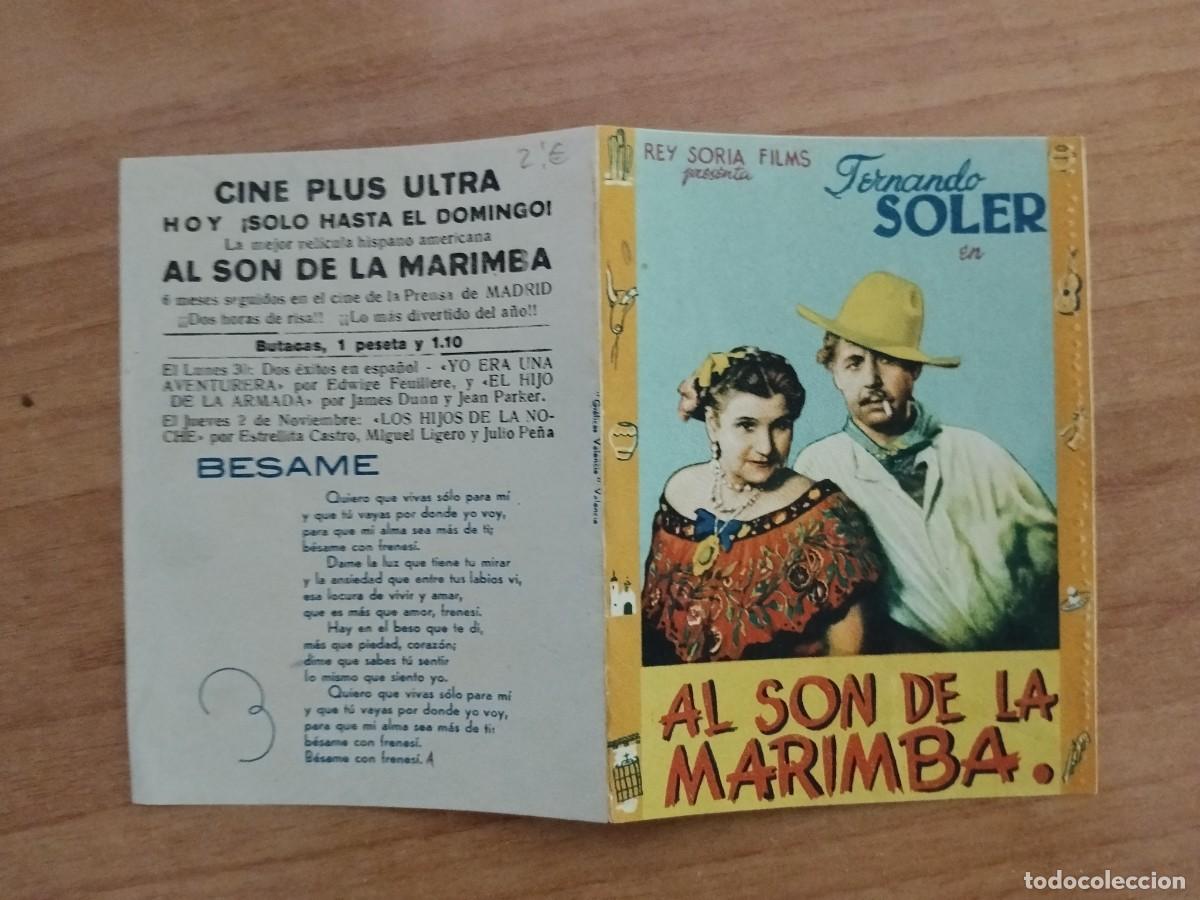Cine: TURQ-PROGRAMA DE LA PELICULA --`AL SON DE LA MARIMBA