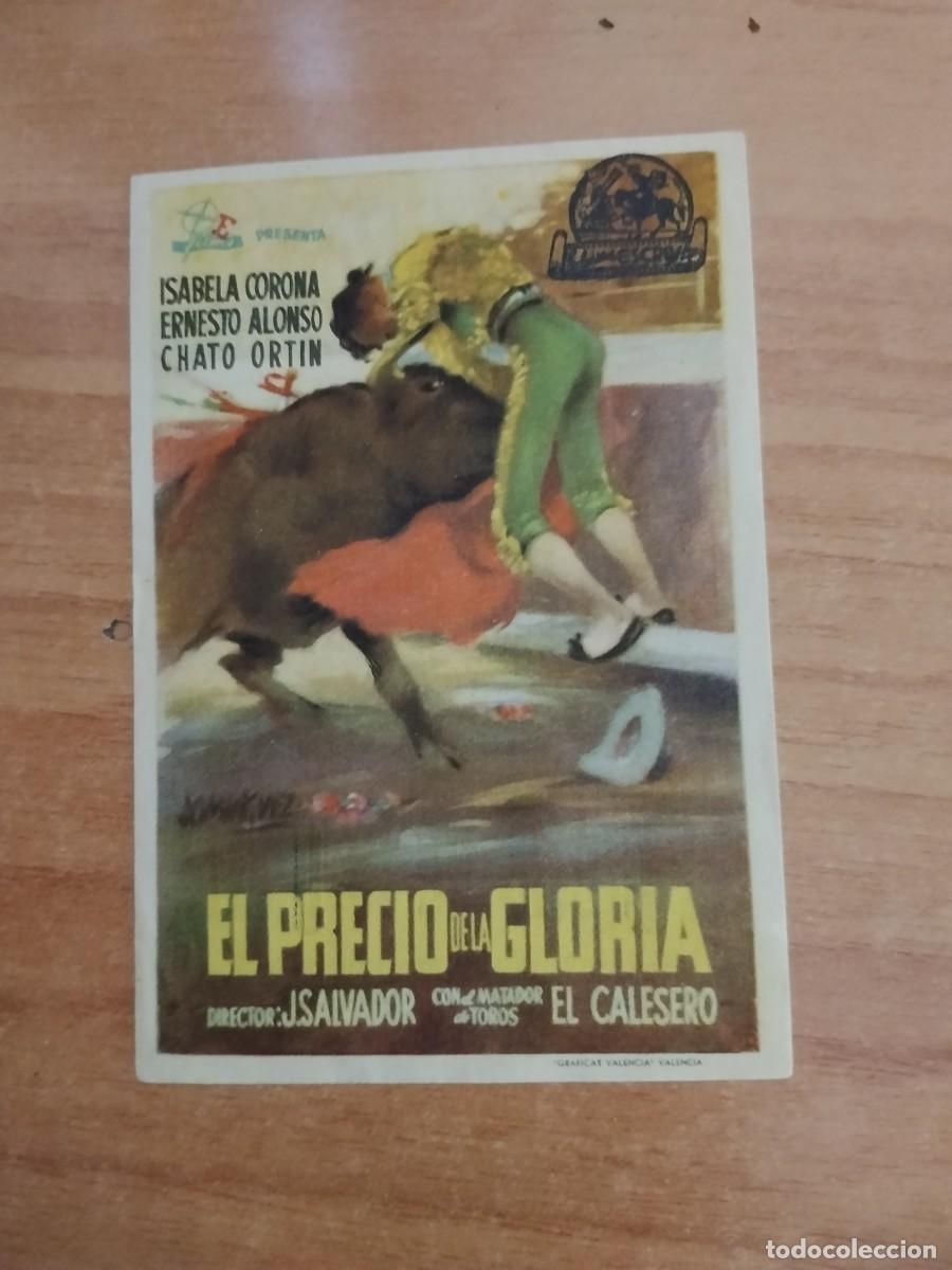 Cine: ROSA-PROGRAMA DE LA PELICULA --`EL PRECIO DE LA GLORIA ct