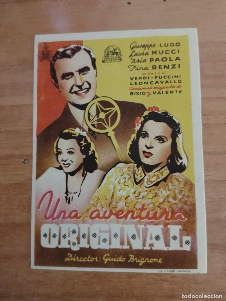 Cine: ROSA-PROGRAMA DE LA PELICULA --`UNA AVENTURA ORIGINAL