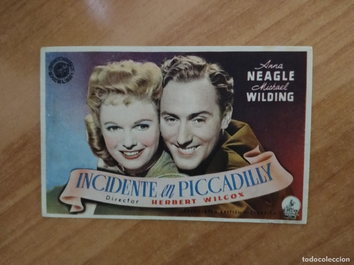 Cine: ROSA-PROGRAMA DE LA PELICULA --`INCIDENTE EN PICCADILLY