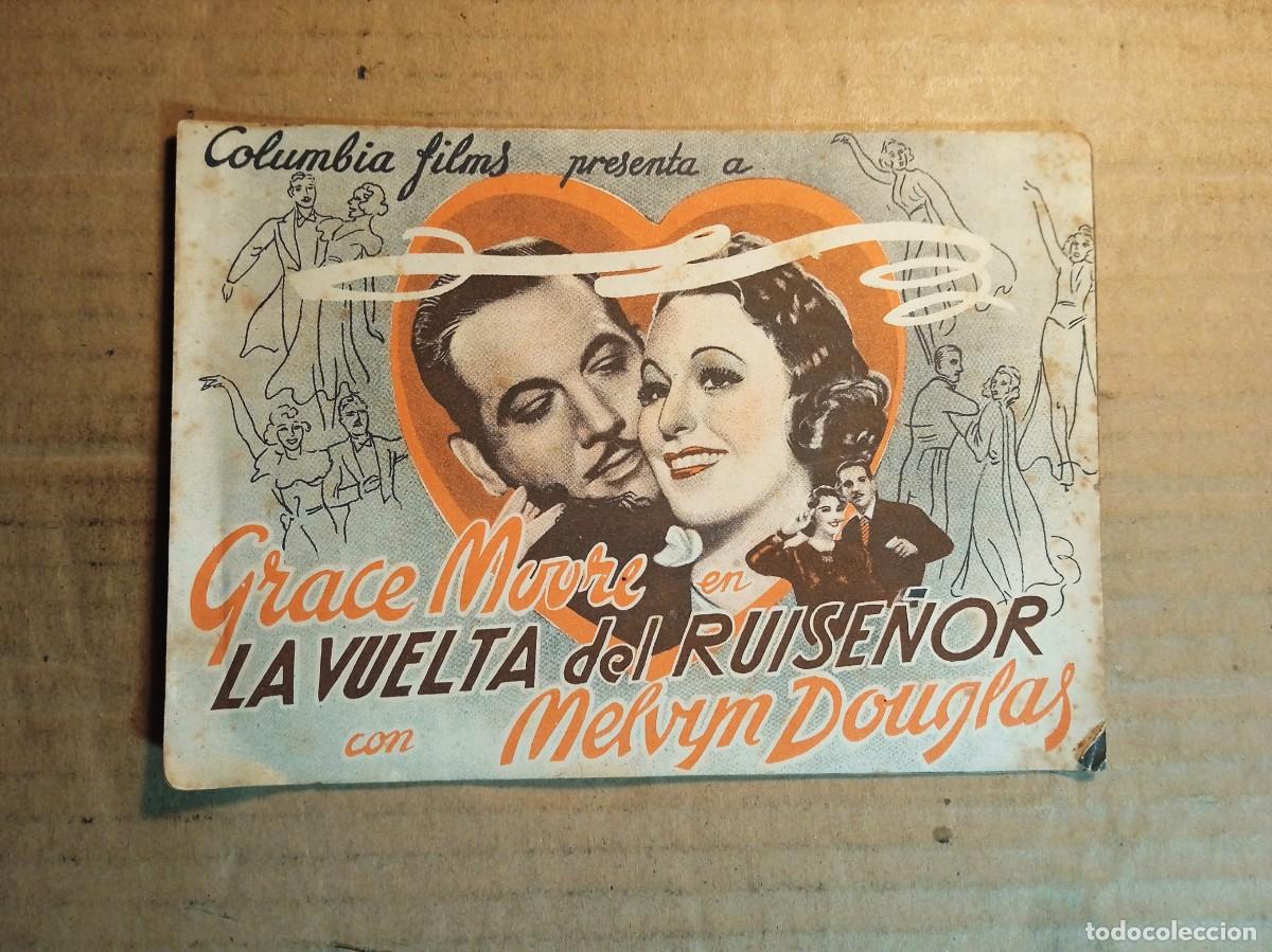  Flyers Publicitaires de films Anciens: FOLLETO DE MANO DOBLE DE LA PEL&Iacute;CULA LA VUELTA DEL RUISE&Ntilde;OR