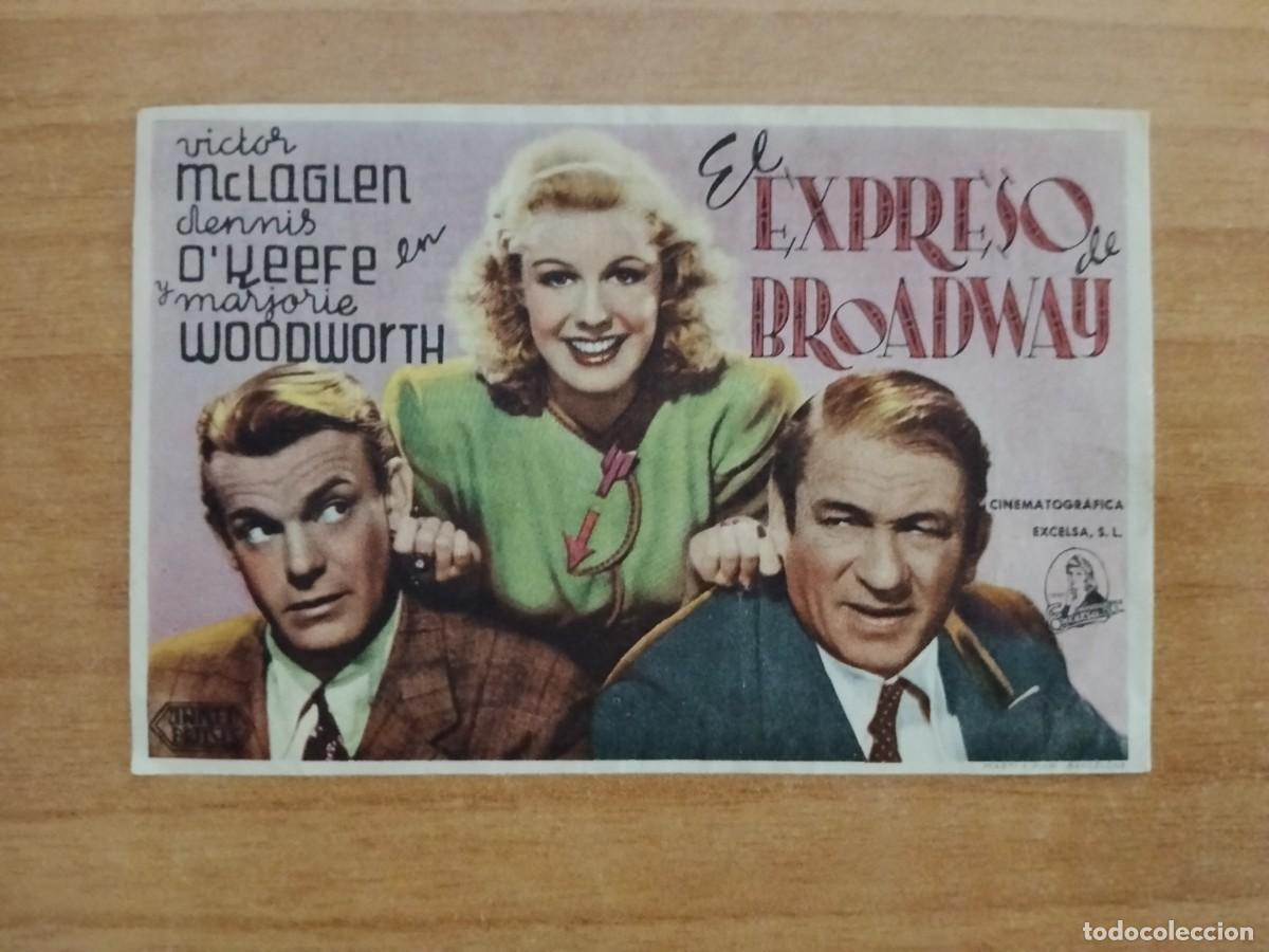 Cine: ROSA-PROGRAMA DE LA PELICULA --`EL EL EXPRESO DE BROADWAY CT