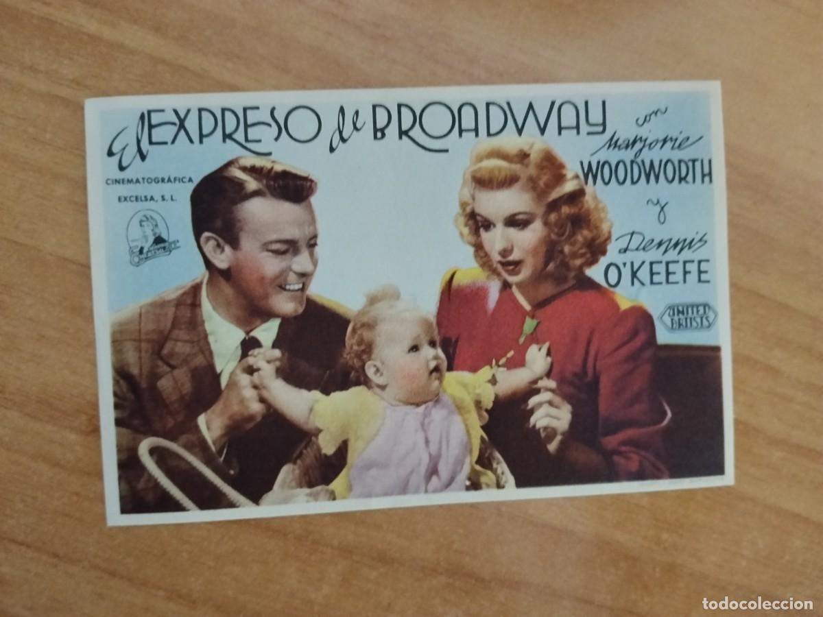 Cine: ROSA-PROGRAMA DE LA PELICULA --`EL EL EXPRESO DE BROADWAY